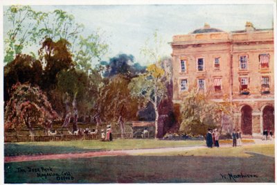 The Deer Park, Magdalen College, New Buildings by William Matthison